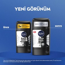 NIVEA MEN Erkek Stick Deodorant Black&White İnvisible Orginal,72 Saat Anti Perspirant Koruma,Leke Karşıtı