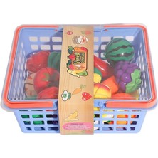 Uravas Store URT007-SPT-001 Kesilebilen Meyve ve Sebze Sepetli 42 Parça -Birlik