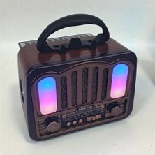 Everton RT-771  Bluetooth Usb-Micro Sd  Solarlı Nostaljik Radyo (Kdo)