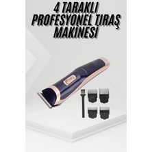 Maesko Tıraş Makinesi 4 Başlıklı Paslanmaz Çelik Bıçaklı Tüm Saç Tiplerine Uygun