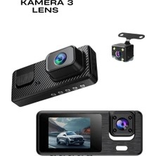 Mariposa Secret 1080P 3 Kameralı Araç Dvr -Q301