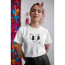 Velmora Fashion Unisex Erkek/Kadın Özel Baskılı Modern Fit %100 Pamuk Bisiklet Yaka T-Shirt