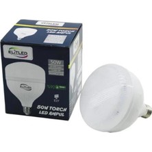 Elitled 50W Beyaz Torch  Ampul (Kdo)