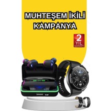 Maesko Yeni Nesil Akıllı Saat ve Bluetooth Kulaklık Titreşim Bildirimleri Uyku Takibi