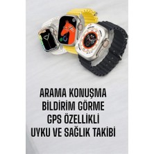 Maesko 45 mm Gri Kasa Ultra Akıllı Saat Sesli Görüşme, Sağlık Takibi, Suya Dayanıklı