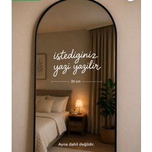 Ae Media Ayna Yazisi Dekoratif Ayna Yazisi Sadece Yazi Folyo Kesim 30 cm