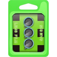 Drop Tedarik Samsung Galaxy S25 Plus Raze Metal Kamera Lens - Mavi