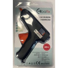 Ahis Bafix Mum Silikon Tabancası Siyah 40W (Kdo)