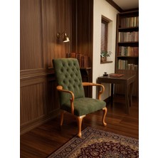 Gazzini Furniture Torino Klasik Ahşap Berjer