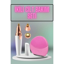Maesko Kulak Burun ve Yüz Epilasyon Aleti ve Yüz Masaj Aleti Ikili Cilt Bakım Seti