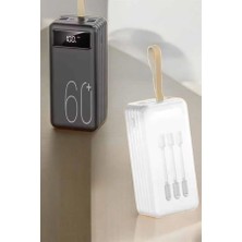 Maesko Powerbank 60.000 Mah Hızlı Şarj 4 Çıkışlı Uzun Şarj Süreli Dijital Göstergeli