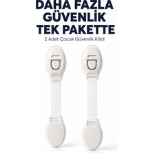 Mariposa Secret 2 Adet Güçlü Yapışkanlı Çocuk Güvenlik Kilidi
