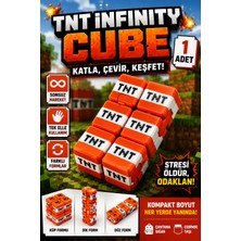 Open City Tnt Infinity Cube Sonsuz Küp Hareketli Stres Küpü Katlanabilir Fidget Oyuncak 1 Adet Kırmızı Tr