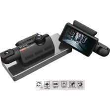 Maesko Çift Görüşlü Dashcam – Gece Görüşlü 1080P Araç Içi Güvenlik Kamerası