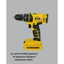 Maesko Ergonomik Tasarımlı 12V Matkap | 2 Vitesli, LED Aydınlatmalı ve Dayanıklı