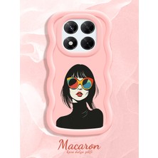 HONTINGA Xiaomi Redmi Note 14 Pro 4g Uyumlu Kılıf Düşüme Önleyici Basitlik Anti Düşme Kamera Koruyucu Basit Pembe Yumuşak Silikon Couple Telefon Kılıfı Kız Desen K9-0325