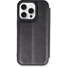 Mariposa Secret Newface Apple iPhone 14 Pro Kılıf Flip Cover - Siyah