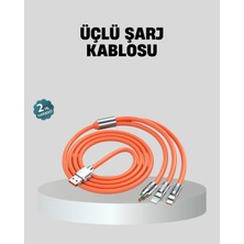 Maesko Üçlü Şarj Kablosu – Yüksek Hızlı, Dayanıklı ve Uzun Ömürlü