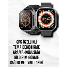 Maesko Yeni Nesil Ultra Akıllı Saat Titreşimli, Uyku & Sağlık Takibi, Çift Kordon