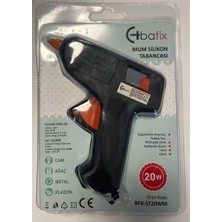 Ahis Bafix Mum Silikon Tabancası Siyah 20W (Kdo)