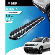 Ankatech Dacia Duster 2 Dıamond Krom Yan Basamak 185 cm 2018-2023 A+ Kalite