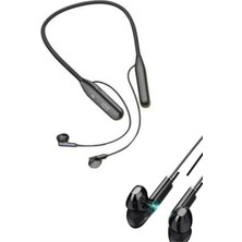 Maesko Boyun Bantlı Kablolu Yüksek Ses Kaliteli Bluetooth Kulaklık Uzun Pil Ömrü