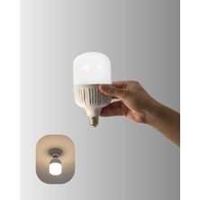 Maesko Enerji Tasarruflu Şarjlı LED Ampul 30W Beyaz Işık