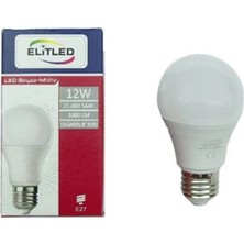 Elitled 12W Beyaz  LED Ampul (Kdo)