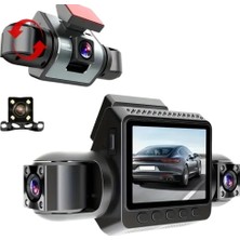 Maesko Araç Içi Güvenlik Kamerası 4 Lensli Full Hd Kayıt Destekli Sistem