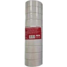 Mutlusan 10-19 Izole Bant 10LU (Elektrik Bant) Beyaz 065133011019 (Kdo)