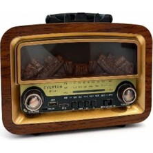 Everton RT-741 Bluetooth -Fm-Am-Sw-Usb-Tf Card-Aux Nostaljik Radyo (Alev Işık Görselli ) (Kdo)