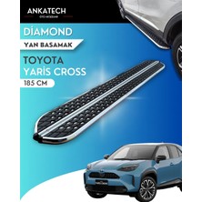 Ankatech Toyota Yaris Cross Diamond Krom Yan Basamak 185 cm 2020 Üzeri