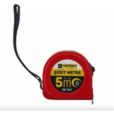 Bay-Tec Meşem Çelik Şerit Metre 5X25 mm SM-067 152 (Kdo)