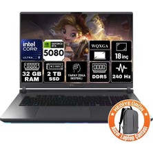 Asus Rog Strıx G18 Intel Core Ultra 9 275HX 32GB 2tb SSD Rtx 5080 16GB 18" Wqxga 240Hz 2.5k Freedos Taşınabilir Bilgisayar G815LW-S9129-A2
