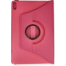 Uravas Store Newface Huawei Honor Pad X9 11.5 Kılıf 360 Tablet Deri Kılıf - Pembe