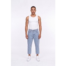 Machinist Erkek Boyfriend Jean Pantolon Mavi