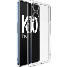 Uravas Store Ally Oppo K10 Pro 5g Kılıf Kamera Korumalı Ultra Ince Şeffaf Silikon KILIF-(5775)