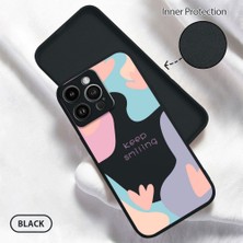 HONTINGA iPhone 14 Pro Max ile Uyumlu Kılıfı Içi Kadifeli Düşüme Önleyici Basitlik Anti Düşme Kamera Korumali Yaratıcı Desen Telefon Kılıfı Kadın ve Erkek Için Uygundur K6-0050