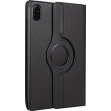 Drop Tedarik Huawei Honor Pad X8A Kılıf 360 Tablet Deri Kılıf - Siyah