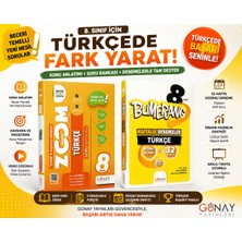 Günay Yayınları 8. Sınıf Türkçe Başarı Seti | Zoom Soru Bankası + Bumerang Haftalık Denemeler