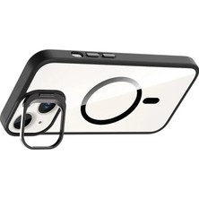 Uravas Store Joko Apple Iphone 14 Remim Lensli Magsafe Standlı Kapak - Siyah