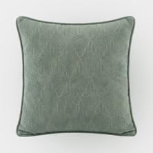 Lidoma Home "hive" Dokulu Kırlent Kılıfı - 45X45 - Su Yeşili