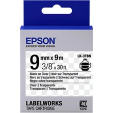 Epson LK-2WBN Standart Beyaz Üzeri Siyah 6mm 9metre Etiket (Kdo)