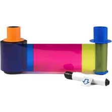 Fargo 045630 DTC1500 Ymck Renkli Ribbon 700 Renkli Baskı (Kdo)
