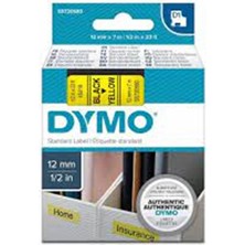 Dymo S0720850 D1 Yedek Şerit, 19 mm x 7 Mt, Beyaz- Kırmızı (45805) (Kdo)
