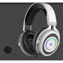 Gameagle GE2010 Step Hunter S1 Rgb  Kablosuz Mikrofonlu Oyuncu Kulaklığı Beyaz (Kdo)