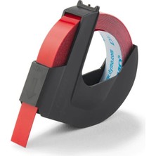 Dymo S0898150 Kabartma Şerit, 9 Mmx3 Mt, Kırmızı 520102 (Kdo)