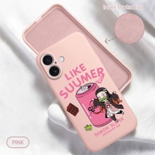 HONTINGA iPhone 16 ile Uyumlu Kılıfı Içi Kadifeli Düşüme Önleyici Basitlik Anti Düşme Kamera Korumali Karikatür Desen Telefon Kılıfı Kadın ve Erkek Için Uygundur K6-0047