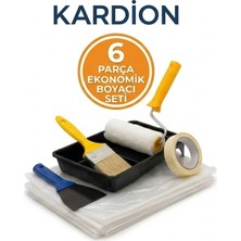 Kardion Pratik Ev Boyama ve Tadilat Seti (6 Parça Full Set)