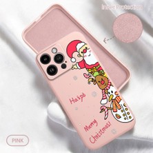 HONTINGA iPhone 14 Pro Max ile Uyumlu Kılıfı Içi Kadifeli Düşüme Önleyici Basitlik Anti Düşme Kamera Korumali Noel Desen Telefon Kılıfı Kadın ve Erkek Için Uygundur K6-0049